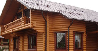 Строительство дома из оцилиндрованного бревна в Балашихе - от 136838 рублей